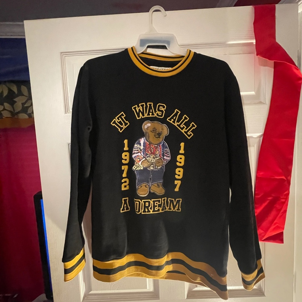 Biggie Bear sweater/ Large/ New